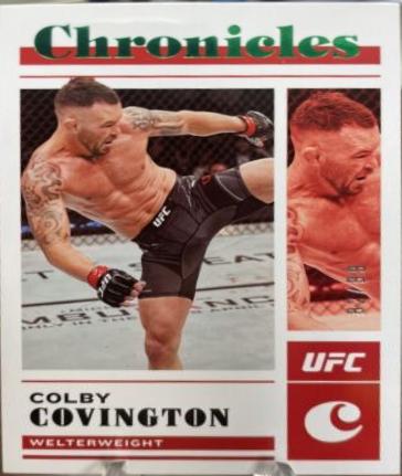 Colby Covington 2023 Panini Chronicles UFC Base Chronicles #38 Green