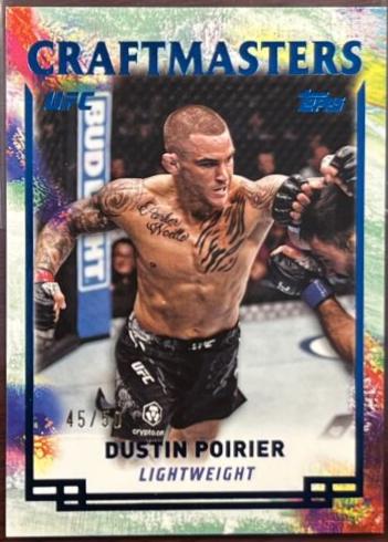 Dustin Poirier 2024 Topps Knockout UFC Craftmasters #CRM-9 Blue