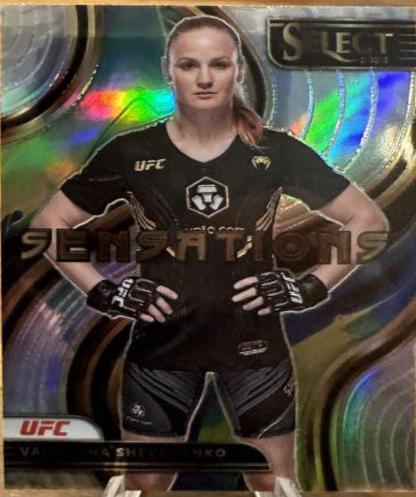 Valentina Shevchenko 2023 Panini Select UFC Sensations #4 Silver