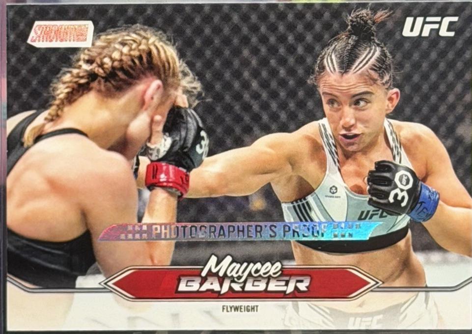 Maycee Barber 2025 Topps Stadium Club UFC Base #77 Photographer's Proof