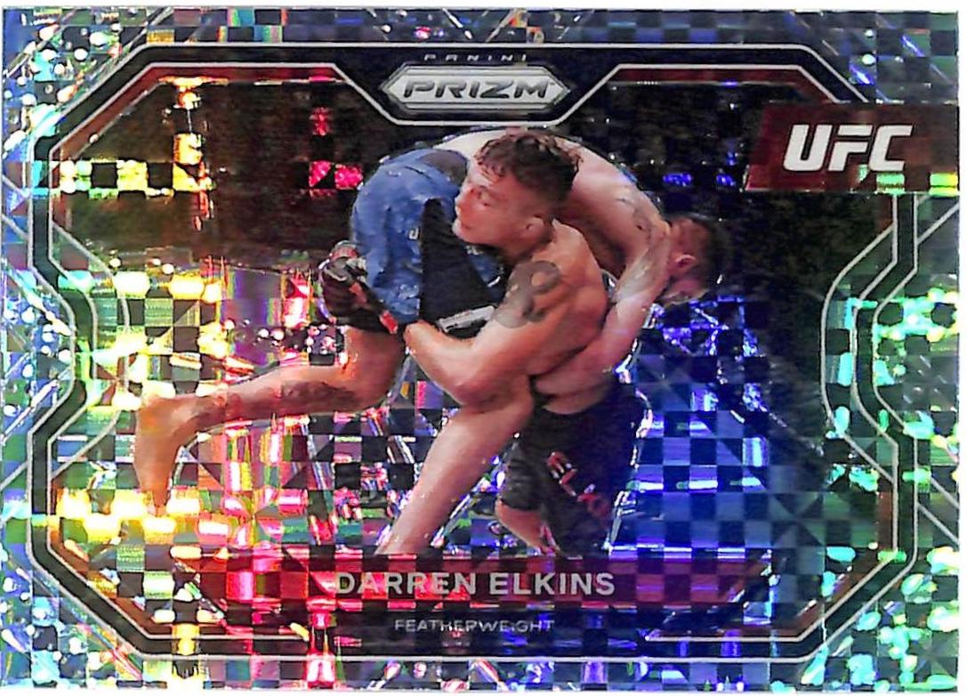 Darren Elkins 2021 Panini Prizm UFC Base #166 Lucky Envelopes