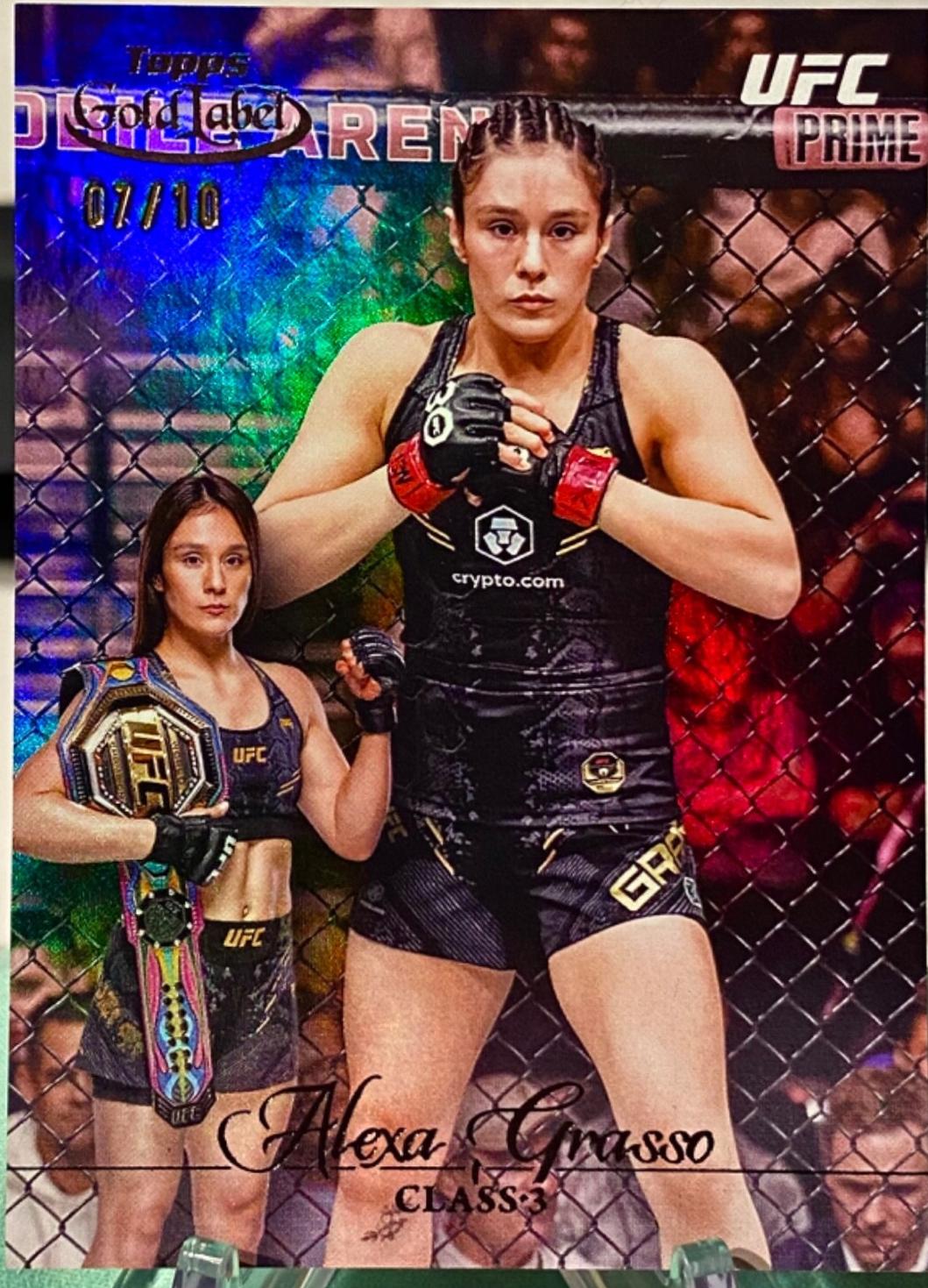 Alexa Grasso 2024 Topps Gold Label UFC Base Class III #20 Black