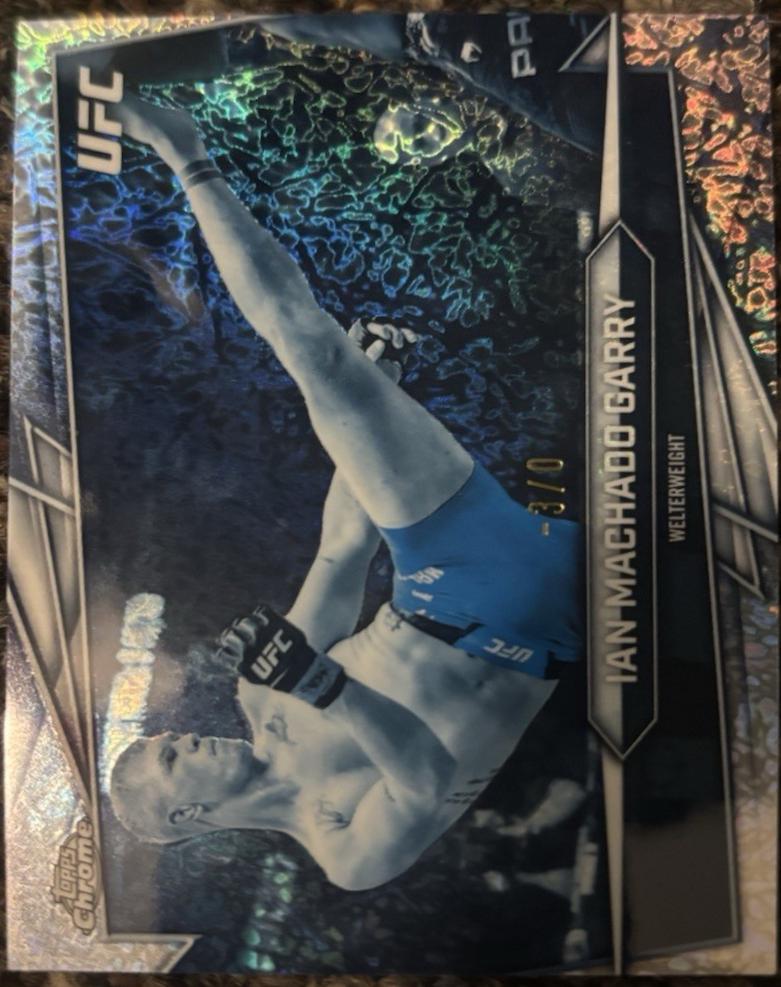 Ian Machado Garry 2026 Topps Chrome UFC Base #93 Frozenfractor