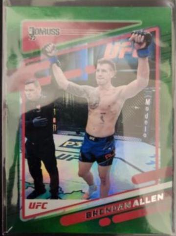 Brendan Allen 2022 Panini Donruss UFC Base #140 Green