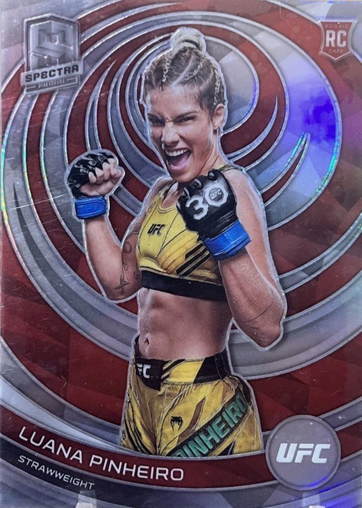 Luana Pinheiro 2023 Panini Chronicles UFC Base Spectra #390 Silver