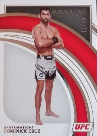 Dominick Cruz 2022 Panini Immaculate UFC Base #41 Platinum