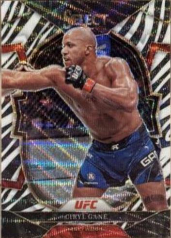 Ciryl Gane 2023 Panini Select UFC Concourse #95 Zebra