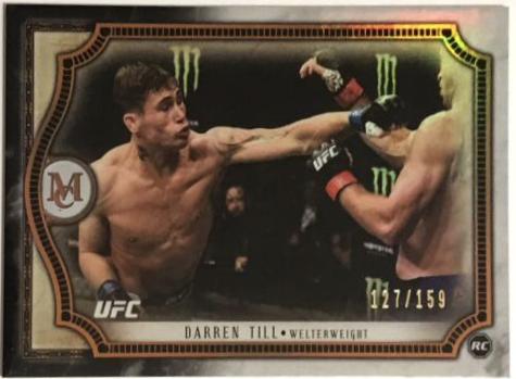 Darren Till 2018 Topps UFC Museum Collection Base #13 Copper