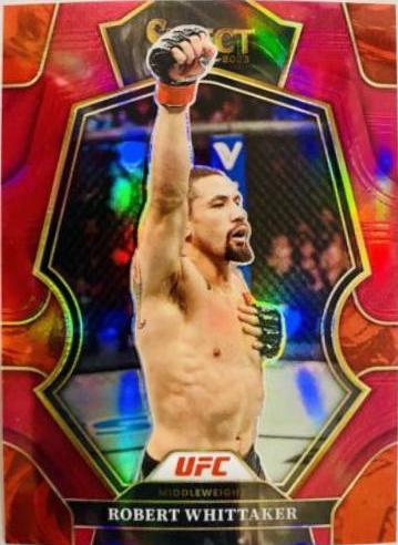 Robert Whittaker 2023 Panini Select UFC Premier Level #183 Maroon