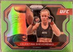 Valentina Shevchenko 2021 Panini Prizm UFC Base #139 Neon Green