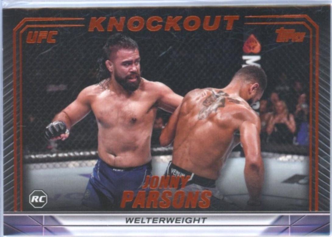 Jonny Parsons 2024 Topps Knockout UFC Base #44 Orange
