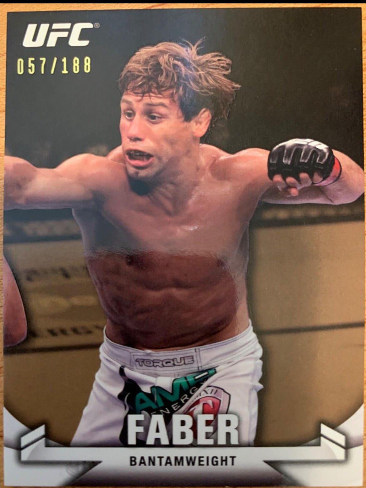 Urijah Faber 2013 Topps UFC Knockout Base #45 Gold
