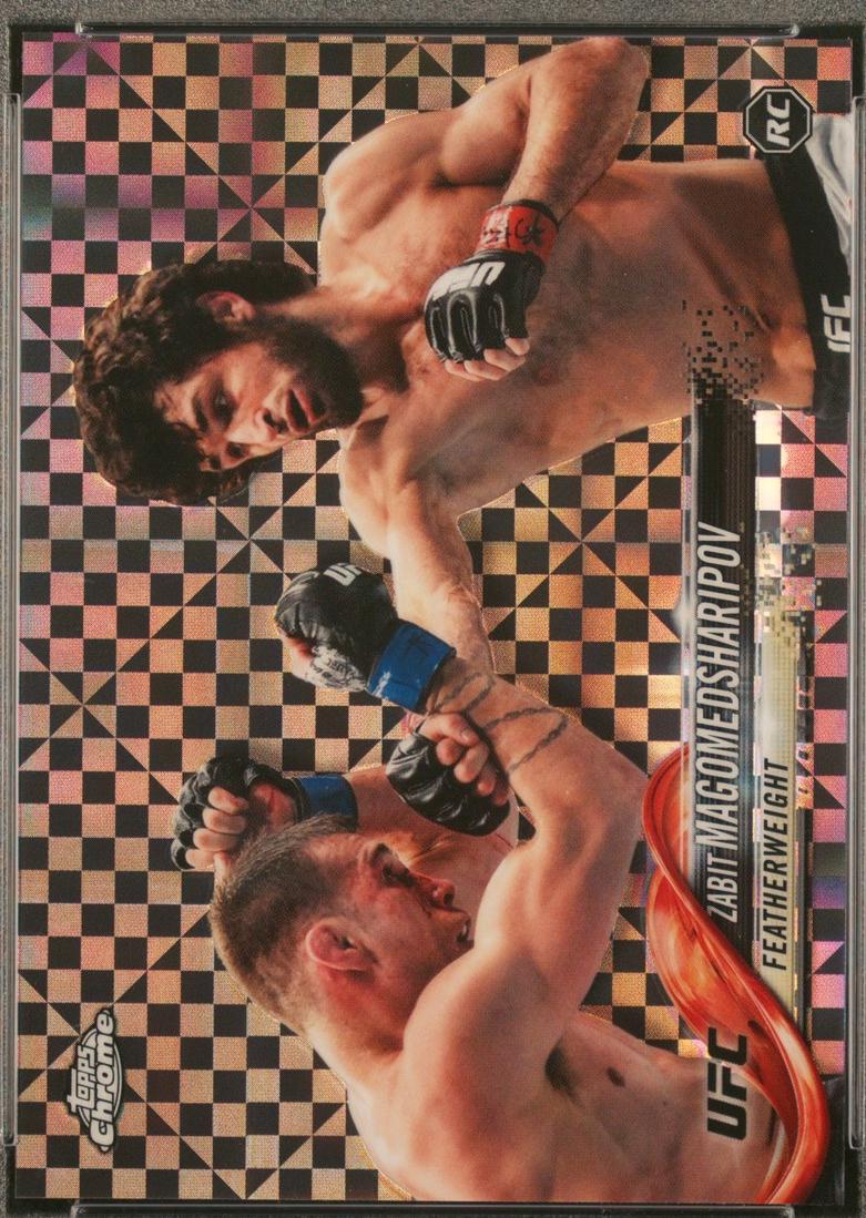 Zabit Magomedsharipov 2018 Topps Chrome UFC Base #31 Xfractor