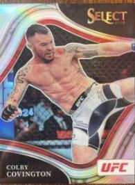 Colby Covington 2022 Panini Select UFC Octagonside #227 Zebra