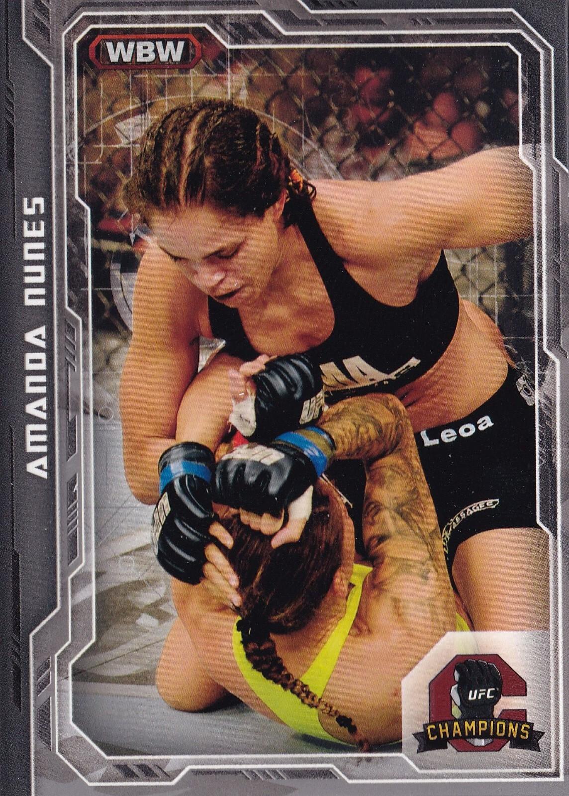 Amanda Nunes 2014 Topps UFC Champions Base #35 Silver