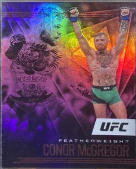 Conor McGregor 2021 Panini Chronicles UFC Base Illusions #173 Pink