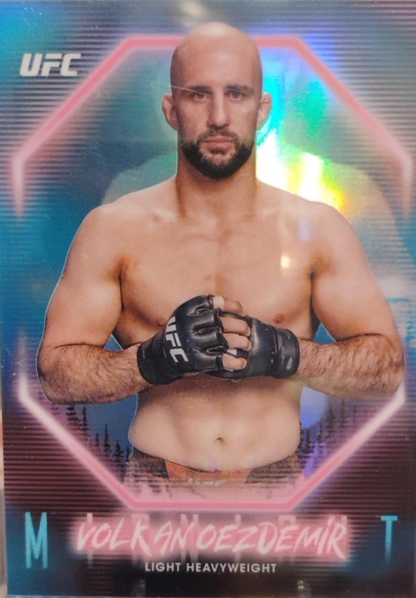 Volkan Oezdemir 2025 Topps Midnight UFC Base #37 Zodiac