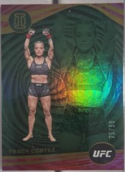 Tracy Cortez 2023 Panini Chronicles UFC Base Illusions #271 Green
