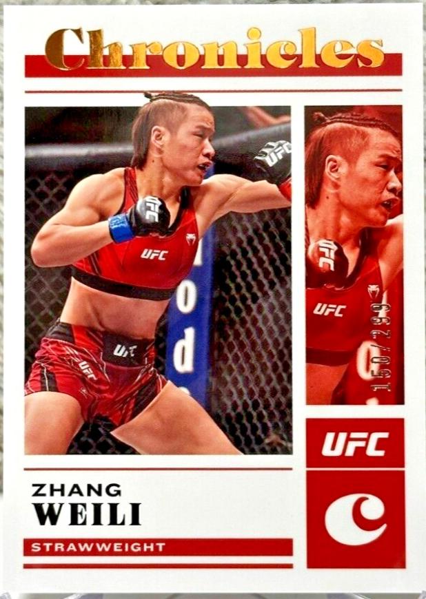 Zhang Weili 2023 Panini Chronicles UFC Base Chronicles #46 Bronze