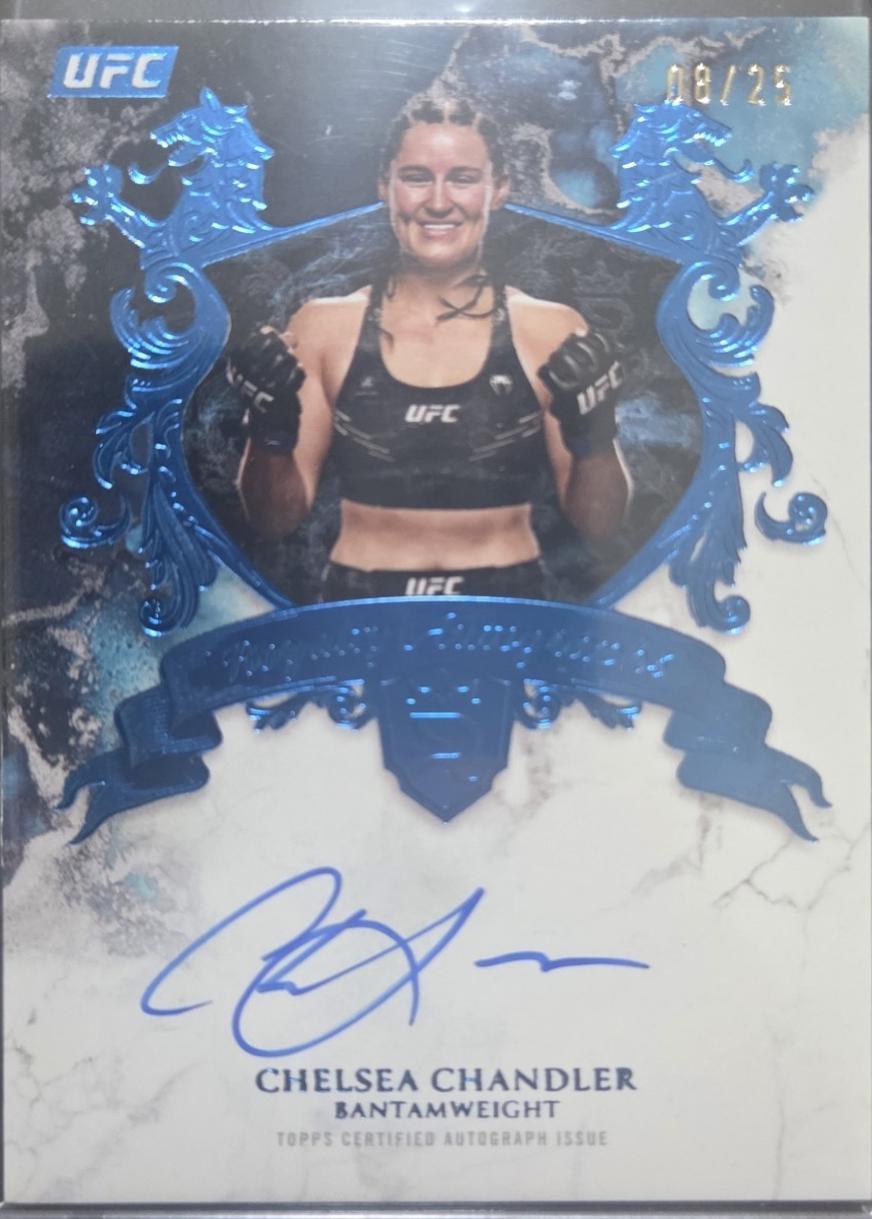 Chelsea Chandler 2025 Topps Royalty UFC Royalty Autographs #RY-CC Blue