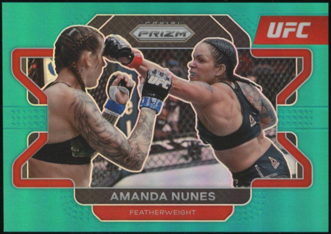 Amanda Nunes 2022 Panini Prizm UFC Base #65 Teal