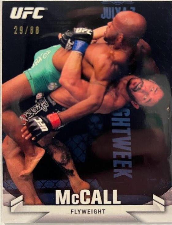 Ian McCall 2013 Topps UFC Knockout Base #61 Blue