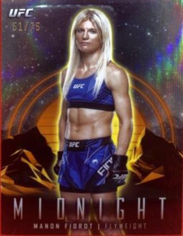 Manon Fiorot 2024 Topps Midnight UFC Base #61 Dusk