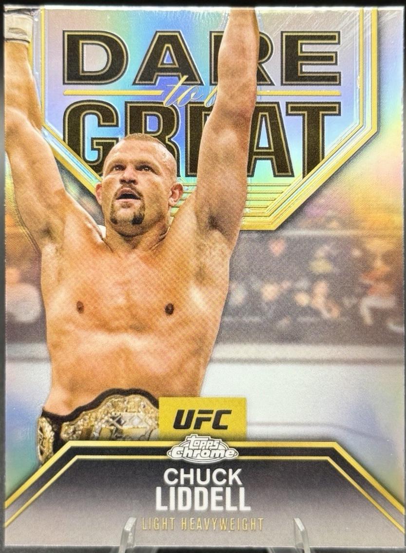 Chuck Liddell 2025 Topps Chrome UFC Dare to Be Great #DBG-3 Refractor
