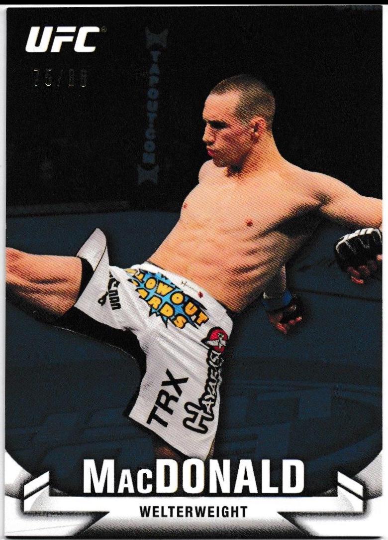 Rory MacDonald 2013 Topps UFC Knockout Base #91 Blue