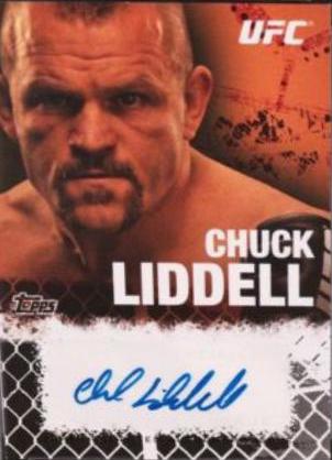 Chuck Liddell 2010 Topps UFC Fighter and Personalities Autographs #FA-CL Onyx