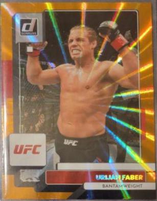 Urijah Faber 2023 Panini Donruss UFC Base #61 Gold Laser