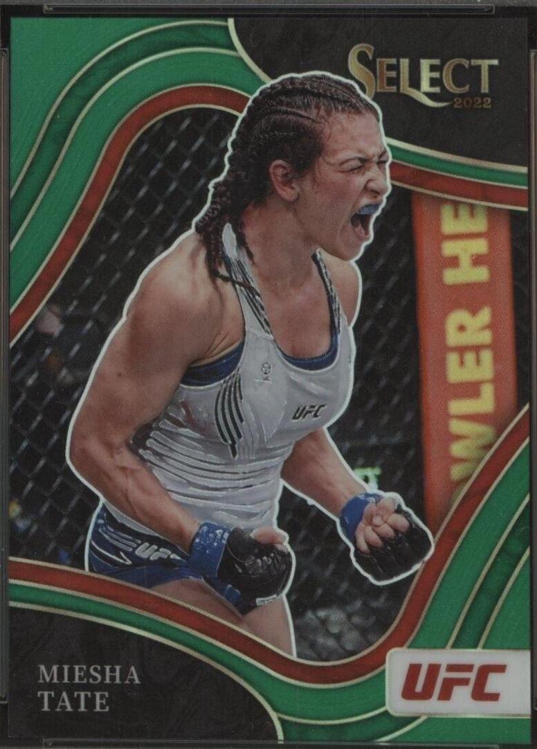 Miesha Tate 2022 Panini Select UFC Mezzanine #393 Green