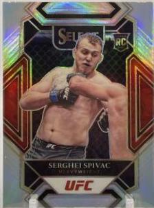 Serghei Spivac 2022 Panini Select UFC Mezzanine #332 Silver