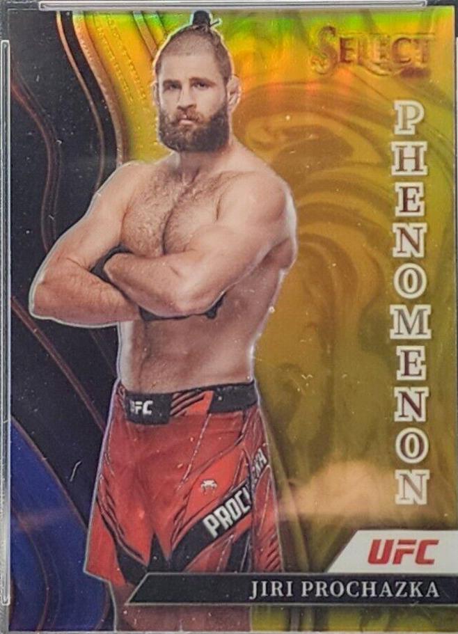 Jiri Prochazka 2022 Panini Select UFC Phenomenon #29 Gold