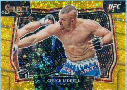 Chuck Liddell 2023 Panini Select UFC Octagonside #276 Gold Disco