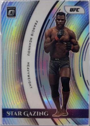 Francis Ngannou 2022 Panini Donruss Optic UFC Star Gazing #15 Holo