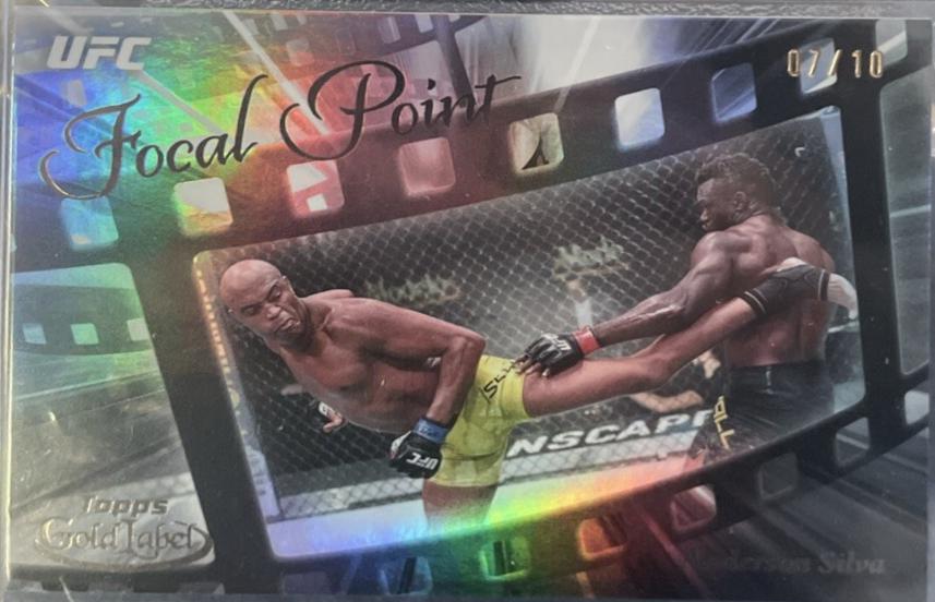 Anderson Silva 2024 Topps Gold Label UFC Focal Point #FP-11 Black