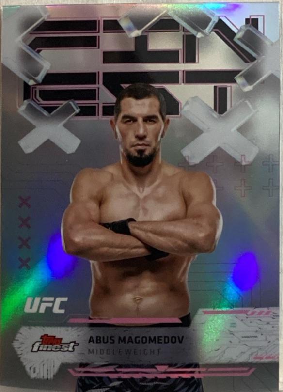 Abus Magomedov 2025 Topps Finest UFC Base Common #64 Refractor