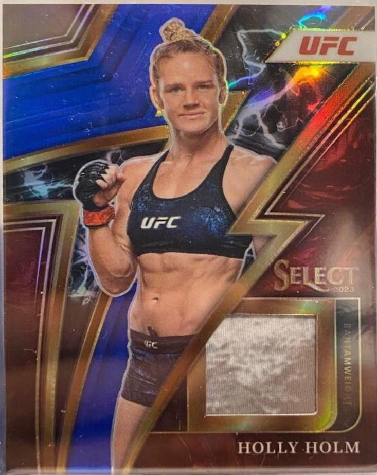 Holly Holm 2023 Panini Select UFC Concourse #44 Blue Disco