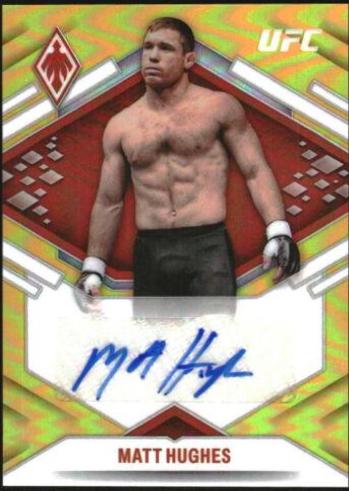 Matt Hughes 2022 Panini Chronicles UFC Phoenix Autographs #8 Red
