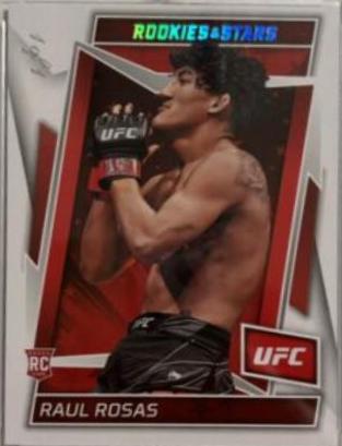 Raul Rosas 2023 Panini Chronicles UFC Base Rookies and Stars #186 Platinum