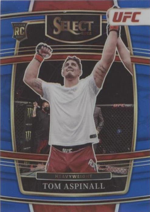 Tom Aspinall 2022 Panini Select UFC Concourse #98 Blue Prizm