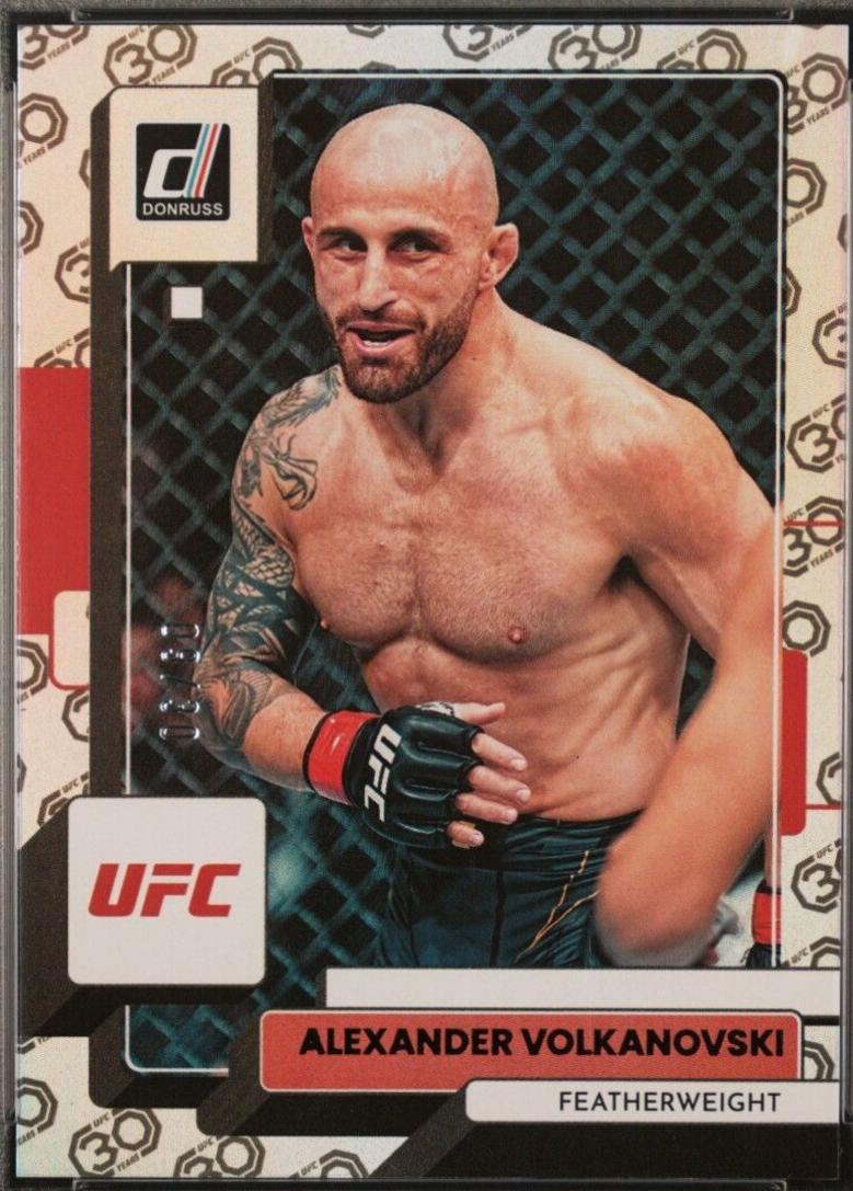 Alexander Volkanovski 2023 Panini Donruss UFC Base #86 30th Anniversary