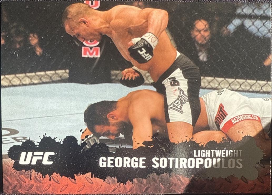 George Sotiropoulos 2009 Topps UFC Round 2 Base #36 Silver