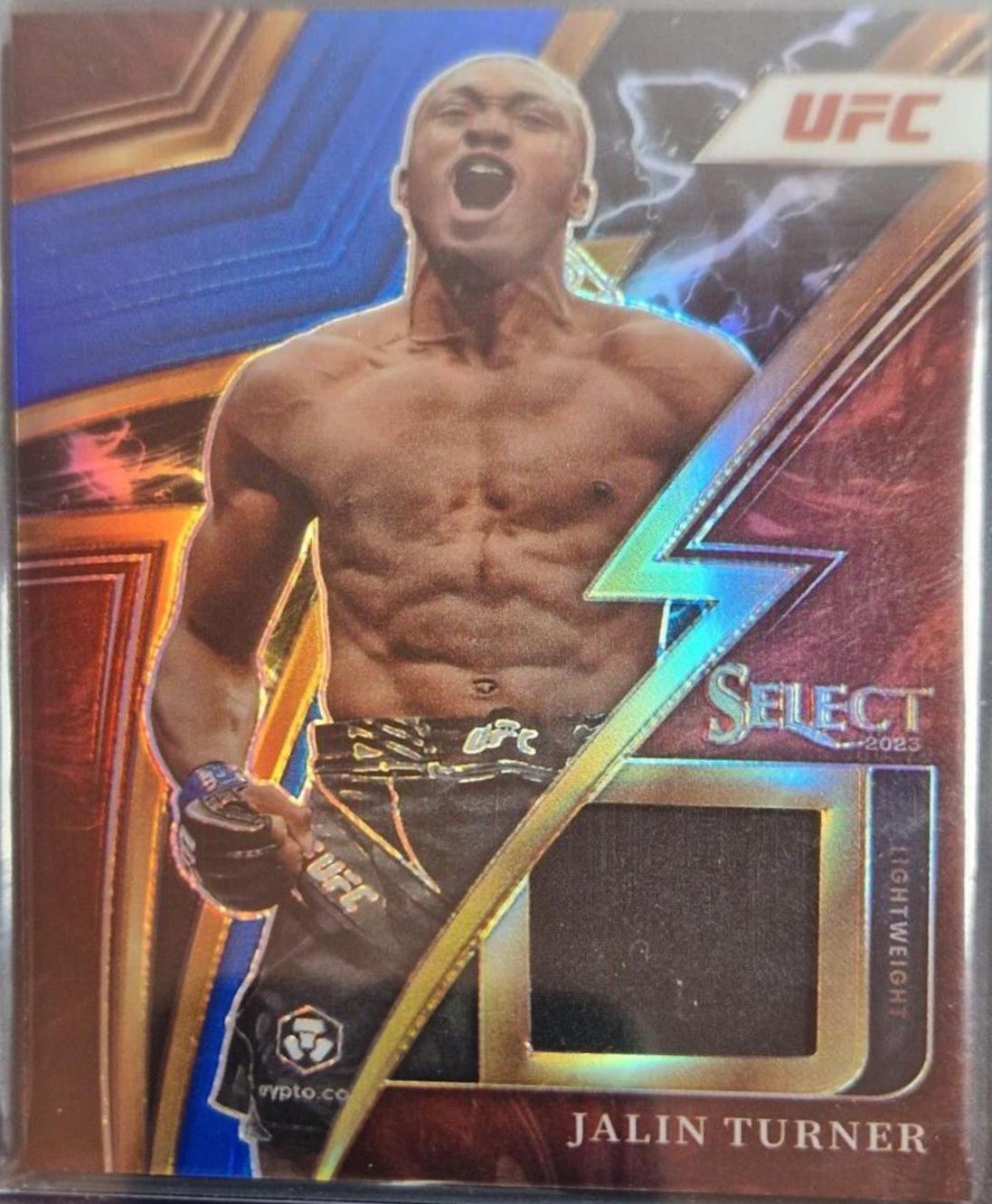 Jalin Turner 2023 Panini Select UFC Octagonside #249 Blue Disco