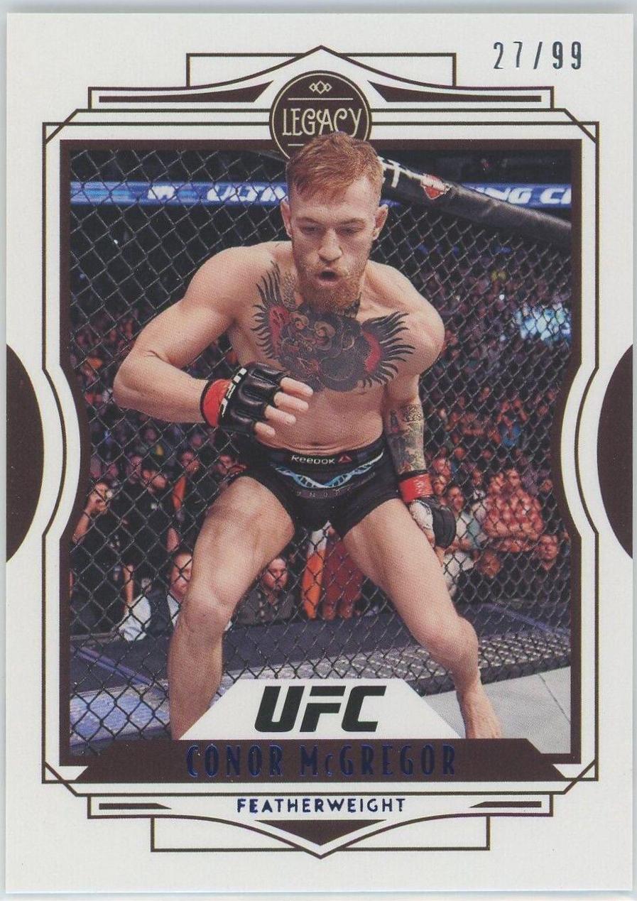 Conor McGregor 2021 Panini Chronicles UFC Base Legacy #50 Blue