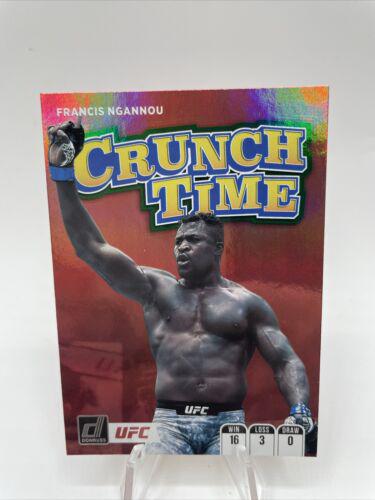 Francis Ngannou 2022 Panini Donruss UFC Crunch Time #12 Green