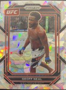 Geoff Neal 2023 Panini Prizm UFC Base #127 Ice