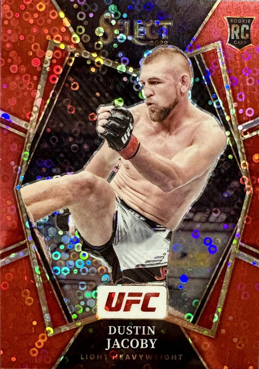 Dustin Jacoby 2022 Panini Select UFC Premier Level #189 Red Disco