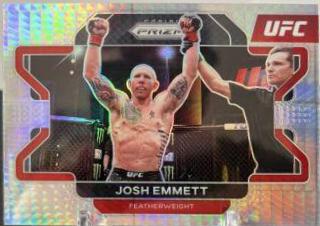 Josh Emmett 2022 Panini Prizm UFC Base #24 Hyper
